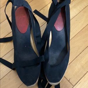 Christian Louboutin espadrille wedges